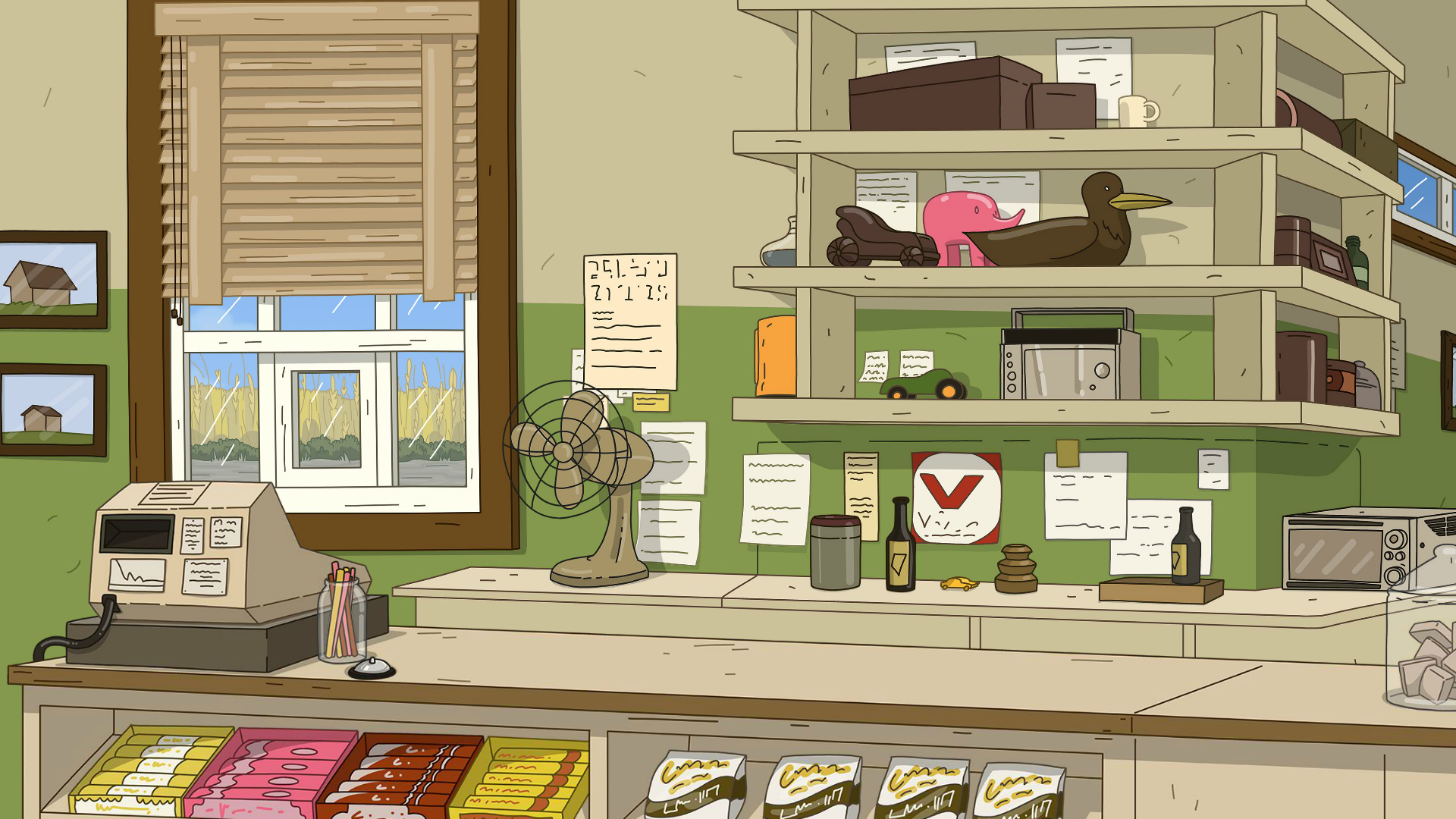 Corner Gas Animated Zoom Backgrounds - Corner Gas