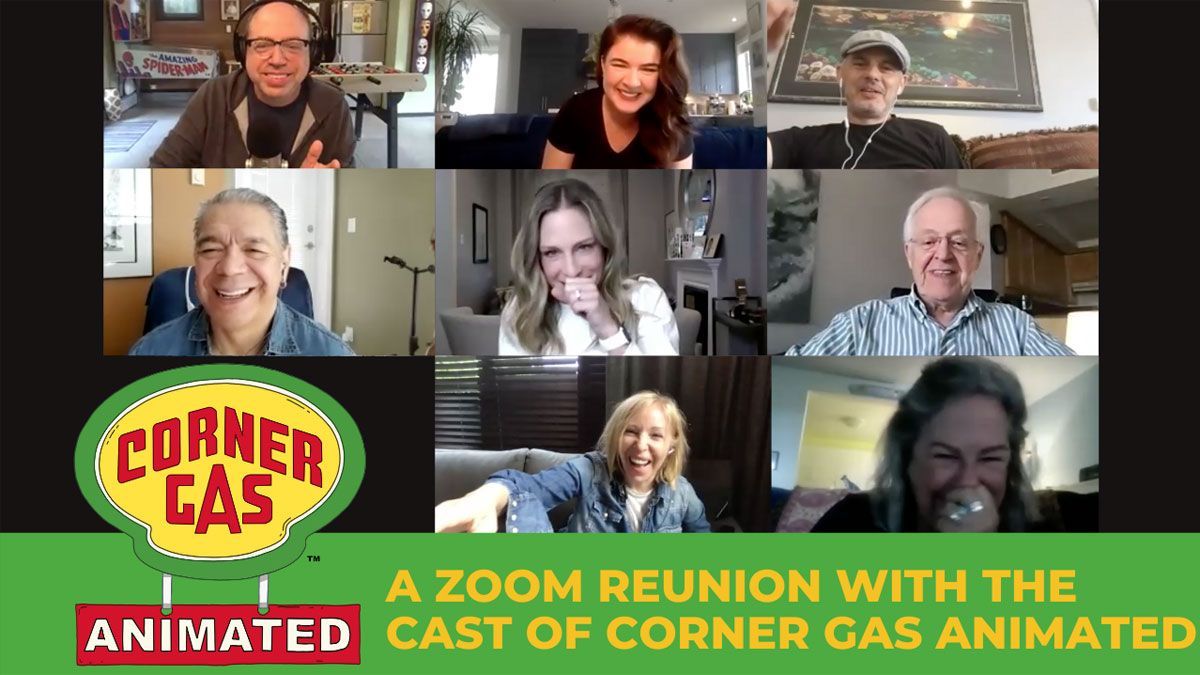 Join the Corner Gas Animated cast on Zoom! Corner Gas