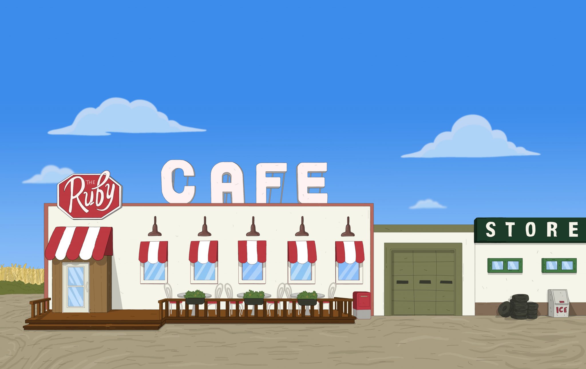 New Corner Gas Animated Zoom Backgrounds Corner Gas